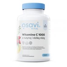 Zdjęcie produktu - OSAVI Witamina C 1000 z rutyną i dziką r&oacute;żą, 120 kaps.