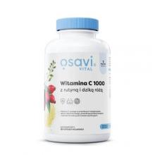 Zdjęcie produktu - Osavi Witamina C 1000 z rutyną i dziką r&oacute;żą, 180 kaps.