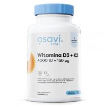 OSAVI Witamina D3 4000 IU + K2 150 &mu;g,120 kaps.