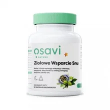 Zdjęcie produktu - OSAVI Ziołowe Wsparcie Snu, 60 kapsułek KR&Oacute;TKA DATA 31.12.2026