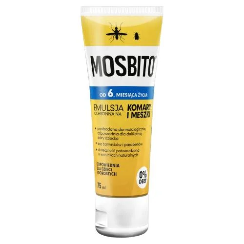 Miniaturka artykułu - MOSBITO BABY Emulsja na komary i meszki, 75ml