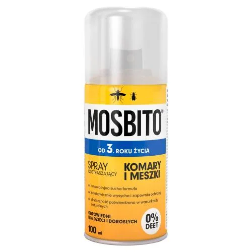 Miniaturka artykułu - MOSBITO Spray odstraszający komary i meszki, 100ml