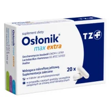 Zdjęcie produktu - Osłonik Max Extra, 20 kaps. KR&Oacute;TKA DATA 31.12.2026