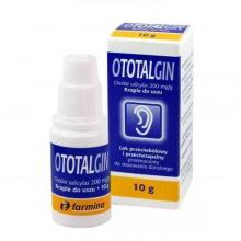 Zdjęcie produktu - OTOTALGIN Krople do uszu, 10g