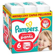 Zdjęcie produktu - Pampers Active Baby Pants 6 Pieluchomajtki dla dzieci, 120 szt.