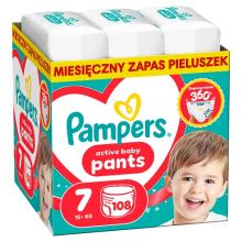 Zdjęcie produktu - Pampers Active Baby Pants 7 Pieluchomajtki dla dzieci, 108 szt.