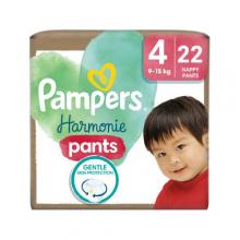 Zdjęcie produktu - Pampers Harmonie Baby Pieluchomajtki rozmiar 4  9-15kg, 22 pieluszki