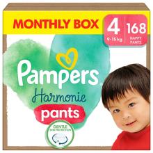 Zdjęcie produktu - Pampers Harmonie Baby Pieluchomajtki rozmiar 4 9kg-15kg, 168 sztuk