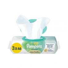 Zdjęcie produktu - Pampers Harmonie New Baby Chusteczki nawilżane, 3x46szt.