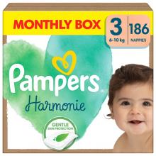 Zdjęcie produktu - Pampers Harmonie Pieluszki rozmiar 3 6-10kg, 186 sztuk