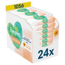 Zdjęcie produktu - Pampers Harmonie Protect&Care Chusteczki nawilżane, 24x44szt. USZKODZONY KARTON ORAZ KR&Oacute;TKA DATA 28.10.2026