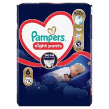Zdjęcie produktu - Pampers Night Pieluchomajtki Rozmiar 6 13-19kg, 19 szt.