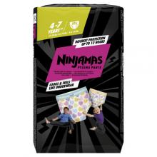 Zdjęcie produktu - PAMPERS NINJAMAS Pieluchomajtki na noc dla dziewczynek 4-7 lat (17-30 kg), 10 szt.