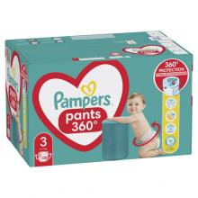 Zdjęcie produktu - Pampers Pieluchomajtki rozmiar 3 6-11kg, 128 sztuk