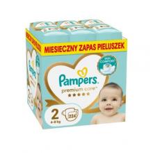 Zdjęcie produktu - Pampers Pieluchy Premium Care 2 Mini, 224szt. USZKODZONY KARTON ZBIORCZY