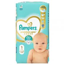 Zdjęcie produktu - Pampers Premium Care 1 Pieluchy dla dzieci, 50 szt.