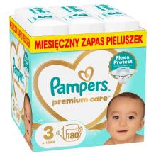 Zdjęcie produktu - Pampers Premium Care 3 Pieluchy dla dzieci, 180 szt.