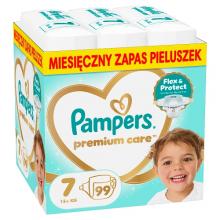 Zdjęcie produktu - Pampers Premium Care 7 Pieluchy dla dzieci, 99 szt.