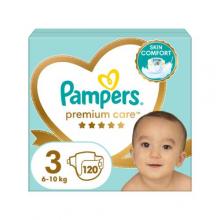 Zdjęcie produktu - Pampers Premium Care Pieluszki rozmiar 3, 120 sztuk