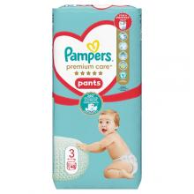 Zdjęcie produktu - Pampers Premium Care Pants 3 Pieluchomajtki 6-11kg, 48 szt.