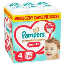 Pampers Premium Care Pants 4 Pieluchomajtki dla dzieci, 94 szt.