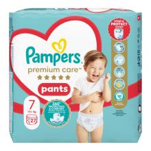 Pampers Premium Care Pants 7 Pieluchomajtki 15 kg+, 27 szt.
