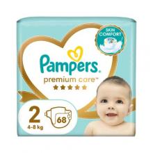 Zdjęcie produktu - Pampers Premium Care Pieluszki dla dzieci rozmiar 2, 4-8kg, 68 szt.