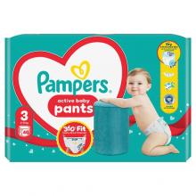 Zdjęcie produktu - Pampers Active Baby Pants 3 Pieluchomajtki dla dzieci, 40 szt.