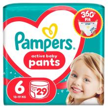 Zdjęcie produktu - Pampers Active Baby Pants 6 Pieluchomajtki dla dzieci, 29 szt.