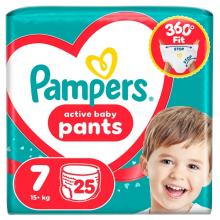 Zdjęcie produktu - Pampers Active Baby Pants 7 Pieluchomajtki dla dzieci, 25 szt.