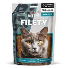 Zdjęcie produktu - Pan Mięsko Filety Makrela Przysmak dla kota (dorosły), 100 g