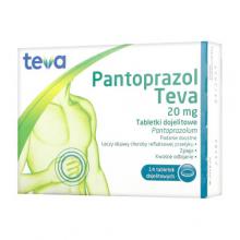 Zdjęcie produktu - Pantoprazol Teva 0,02g - 14 tabletek