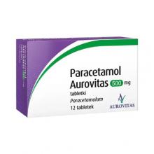 PARACETAMOL Aurovitas 500mg, 12 tabletek