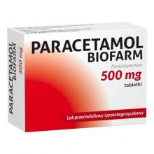 Zdjęcie produktu - Paracetamol Biofarm 500mg, 20 tabl. 
