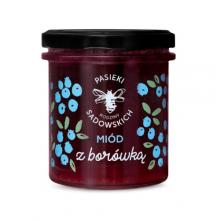 Zdjęcie produktu - PASIEKI RODZINY SADOWSKICH Mi&oacute;d z bor&oacute;wką, 430g	