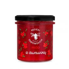 PASIEKI RODZINY SADOWSKICH Mi&oacute;d z żurawiną, 430g	