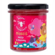 Zdjęcie produktu - PASIEKI RODZINY SADOWSKICH Miodziś mi&oacute;d z maliną, 430g
