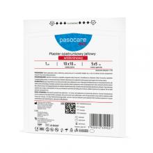 Zdjęcie produktu - Pasocare Med Plaster opatrunkowy jałowy wł&oacute;kninowy 10 x 10cm, 1 szt.