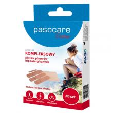 Zdjęcie produktu - PASOCARE MIX PLUS Kompleksowy zestaw plastr&oacute;w hipoalergicznych, 20 szt.