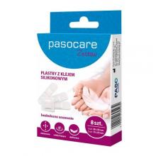 Zdjęcie produktu - PASOCARE Plastry z klejem silikonowym, 8 sztuk
