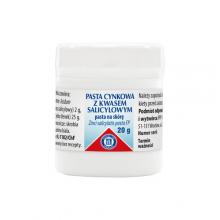 Zdjęcie produktu - PASTA CYNKOWA z kwasem salicylowym - 20 g HASCO