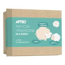 Zdjęcie produktu - Patyczki higieniczne dla dzieci APTEO, 60 sztuk