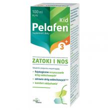 Zdjęcie produktu - Pelafen Kid Zatoki i Nos płyn, 100 ml