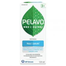 Zdjęcie produktu - Pelavo Nos i Zatoki 3+ Syrop z czarnym bzem o smaku wiśniowym, 120 ml