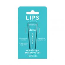 Zdjęcie produktu - Perfecta Lips Clinic Nawilżający żelowy balsam do ust 3x Hyaluron, 10 ml
