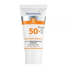 Zdjęcie produktu - Pharmaceris S Krem o szerokopasmowej ochronie przed słońcem SPF 50+, 50ml