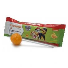 Zdjęcie produktu - Pharmasis Lizak Multiwitamina Psi Patrol o smaku pomarańczowym, 1 szt