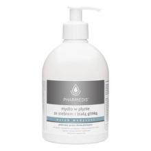 Zdjęcie produktu - Pharmedis Kropla zdrowia Mydło z nanosrebrem i białą glinką, 500ml