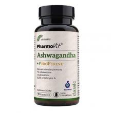 Zdjęcie produktu - PHARMOVIT Ashwagandha + BioPerine, 90 kapsułek