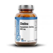 Zdjęcie produktu - PHARMOVIT Cholina Dwuwinian choliny 600mg, 60 kapsułek